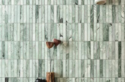 终于对浴室下手了！🍃翡翠绿石材马赛克_1_创意家瓷砖_来自小红书网页版